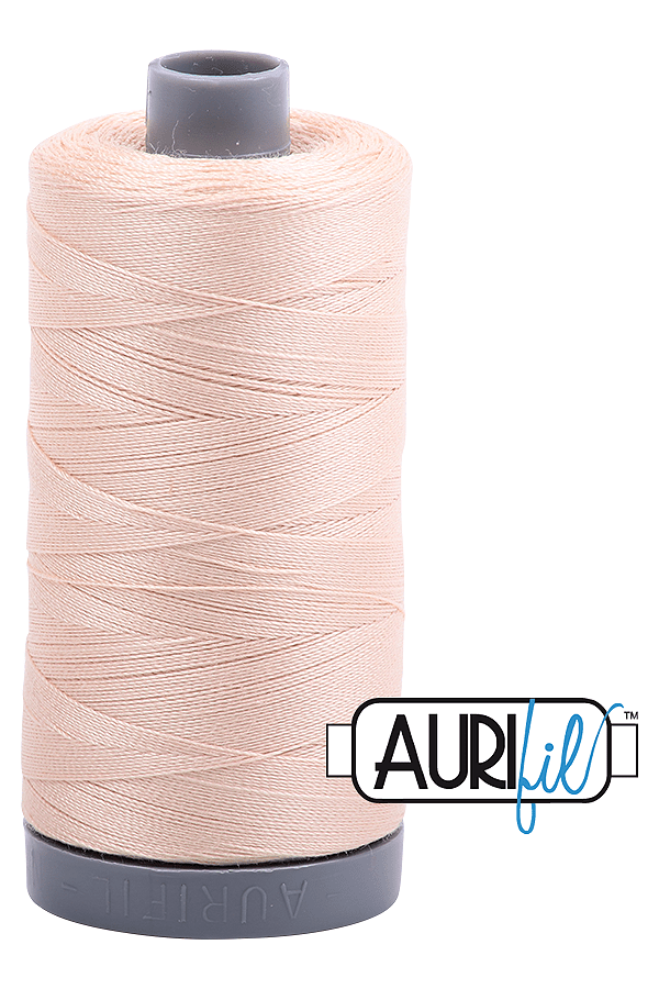 Aurifil Mako 28wt Cotton 750 m 820 yd. spool - 2315 Shell