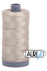 Aurifil Mako 28wt Cotton 750 m 820 yd. spool - 2324 Stone