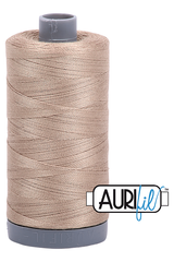 Aurifil Mako 28wt Cotton 750 m 820 yd. spool - 2325 Linen