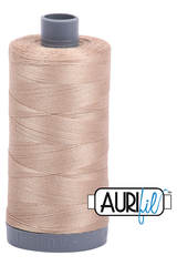 Aurifil Mako 28wt Cotton 750 m 820 yd. spool - 2326 Sand