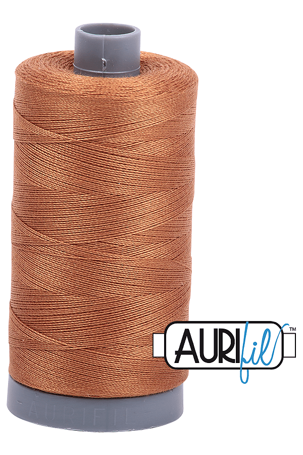 Aurifil Mako 28wt Cotton 750 m 820 yd. spool - 2335 Light Cinnamon