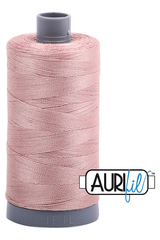 Aurifil Mako 28wt Cotton 750 m 820 yd. spool - 2375 Antique Blush