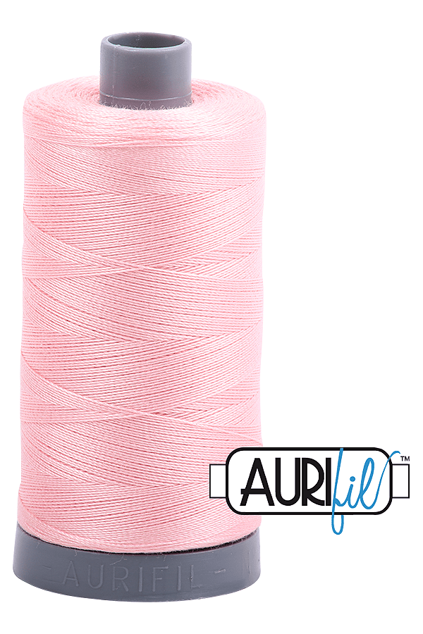 Aurifil Mako 28wt Cotton 750 m 820 yd. spool - 2415 Blush