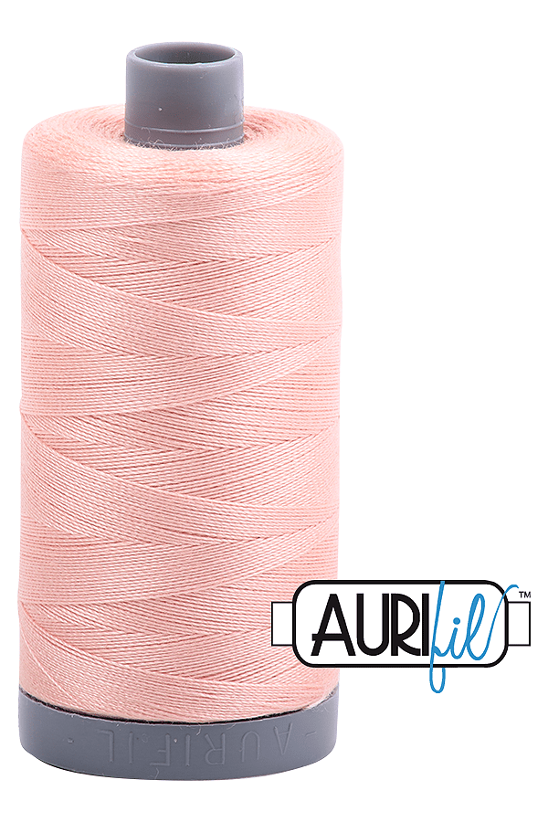Aurifil Mako 28wt Cotton 750 m 820 yd. spool - 2440 Peony
