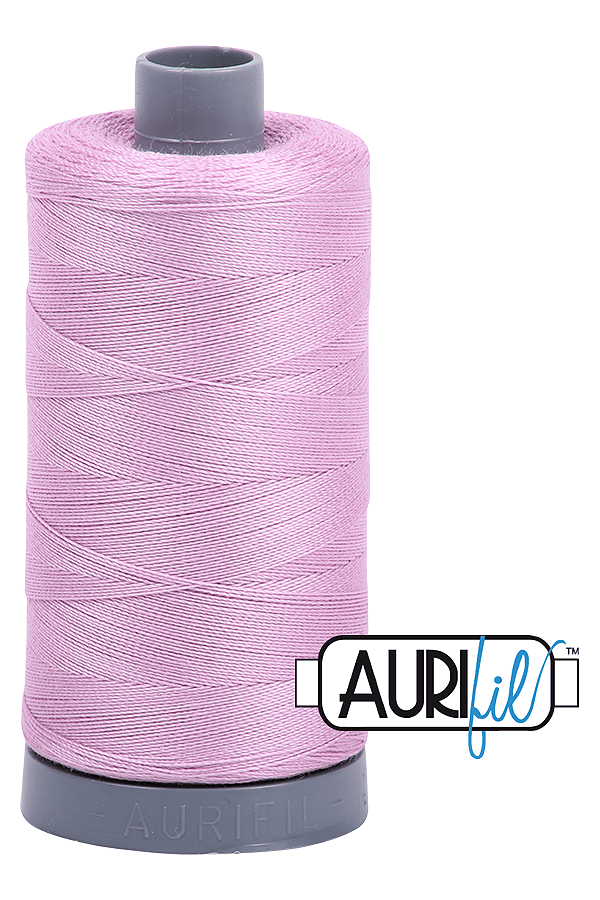 Aurifil Mako 28wt Cotton 750 m 820 yd. spool - 2515 Light Orchid