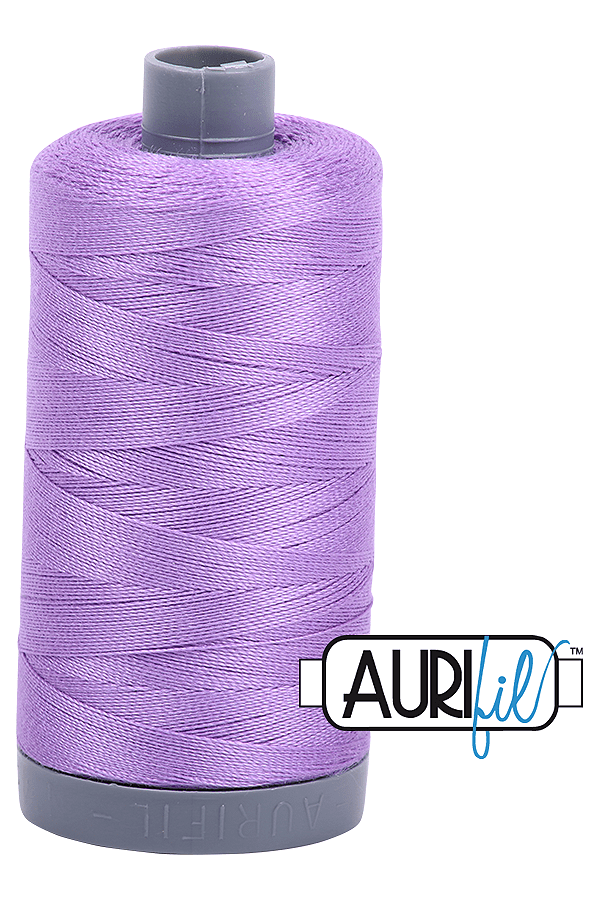 Aurifil Mako 28wt Cotton 750 m 820 yd. spool - 2520 Violet