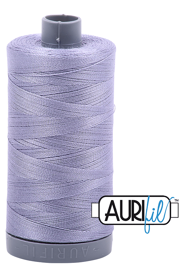 Aurifil Mako 28wt Cotton 750 m 820 yd. spool - 2524 Grey Violet