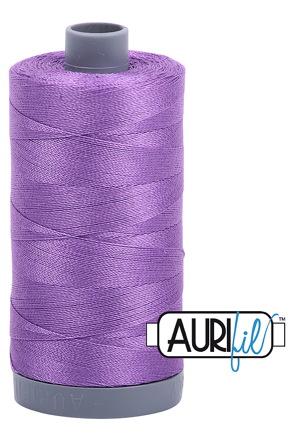 Aurifil Mako 28wt Cotton 750 m 820 yd. spool - 2540 Medium Lavender