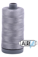 Aurifil Mako 28wt Cotton 750 m 820 yd. spool - 2605 Grey