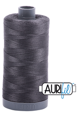 Aurifil Mako 28wt Cotton 750 m 820 yd. spool - 2630 Dark Pewter
