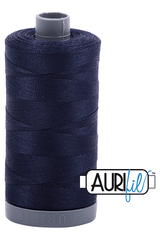 Aurifil Mako 28wt Cotton 750 m 820 yd. spool - 2785 Very Dark Navy