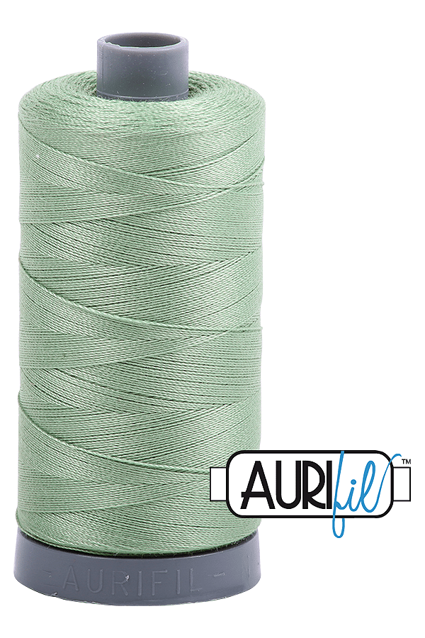 Aurifil Mako 28wt Cotton 750 m 820 yd. spool - 2840 Loden Green