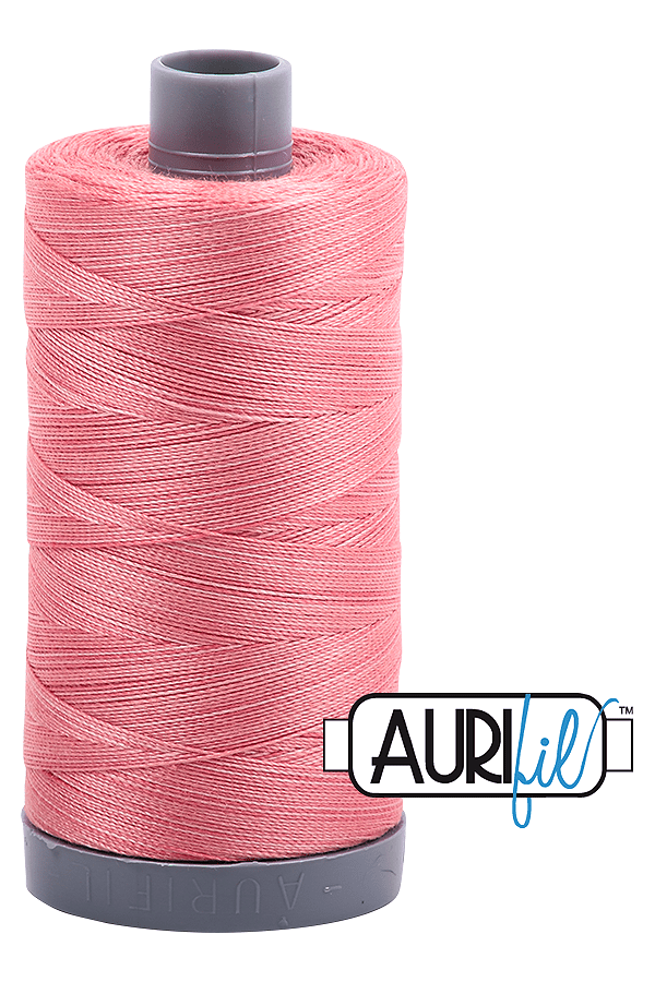 Aurifil Mako 28wt Cotton 750 m 820 yd. spool - 4250 Flamingo