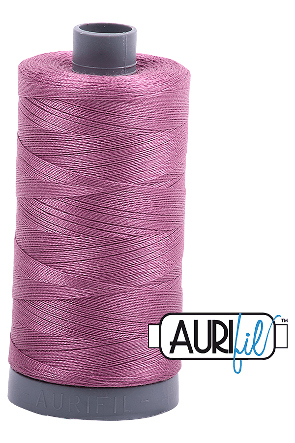 Aurifil Mako 28wt Cotton 750 m 820 yd. spool - 5003 Wine