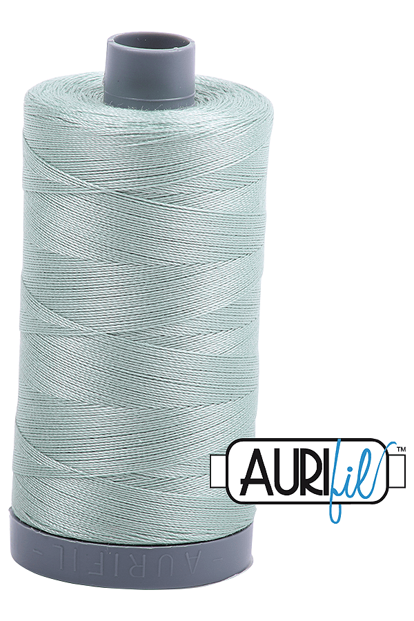 Aurifil Mako 28wt Cotton 750 m 820 yd. spool - 5014 Marine Water