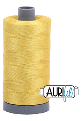 Aurifil Mako 28wt Cotton 750 m 820 yd. spool - 5015 Gold Yellow