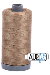 Aurifil Mako 28wt Cotton 750 m 820 yd. spool - 6010 Toast
