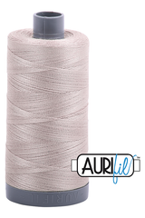 Aurifil Mako 28wt Cotton 750 m 820 yd. spool - 6711 Pewter