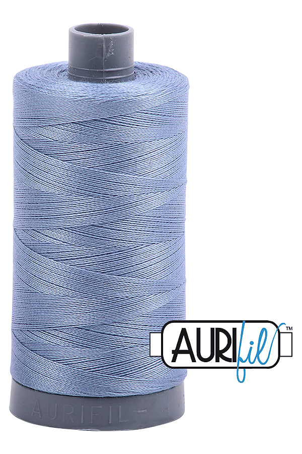 Aurifil Mako 28wt Cotton 750 m 820 yd. spool - 6720 Slate
