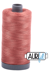 Aurifil Mako 28wt Cotton 750 m 820 yd. spool - 6728 Cinnabar