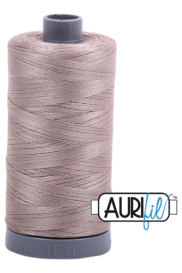 Aurifil Mako 28wt Cotton 750 m 820 yd. spool - 6730 Steampunk