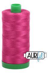Aurifil Mako 40wt 2-ply Cotton 1000 m 1094 yd. spool - 1100 Red Plum