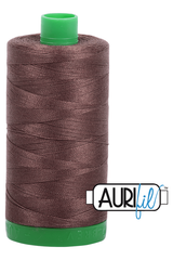 Aurifil Mako 40wt 2-ply Cotton 1000 m 1094 yd. spool - 1140 Bark