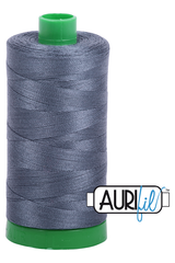 Aurifil Mako 40wt 2-ply Cotton 1000 m 1094 yd. spool - 1158 Medium Grey