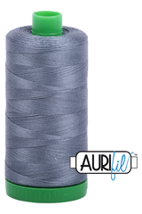 Aurifil Mako 40wt 2-ply Cotton 1000 m 1094 yd. spool - 1246 Dark Grey