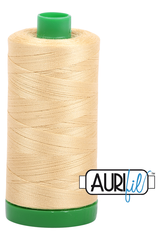 Aurifil Mako 40wt 2-ply Cotton 1000 m 1094 yd. spool - 2125 Wheat