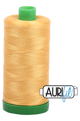 Aurifil Mako 40wt 2-ply Cotton 1000 m 1094 yd. spool - 2134 Spun Gold