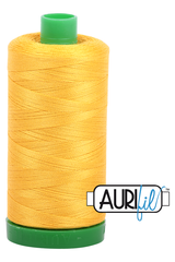 Aurifil Mako 40wt 2-ply Cotton 1000 m 1094 yd. spool - 2135 Yellow