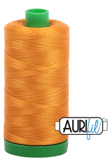 Aurifil Mako 40wt 2-ply Cotton 1000 m 1094 yd. spool - 2145 Yellow Orange