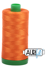 Aurifil Mako 40wt 2-ply Cotton 1000 m 1094 yd. spool - 2150 Pumpkin