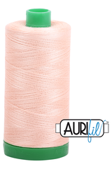 Aurifil Mako 40wt 2-ply Cotton 1000 m 1094 yd. spool - 2205 Apricot