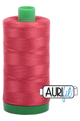 Aurifil Mako 40wt 2-ply Cotton 1000 m 1094 yd. spool - 2230 Red Peony