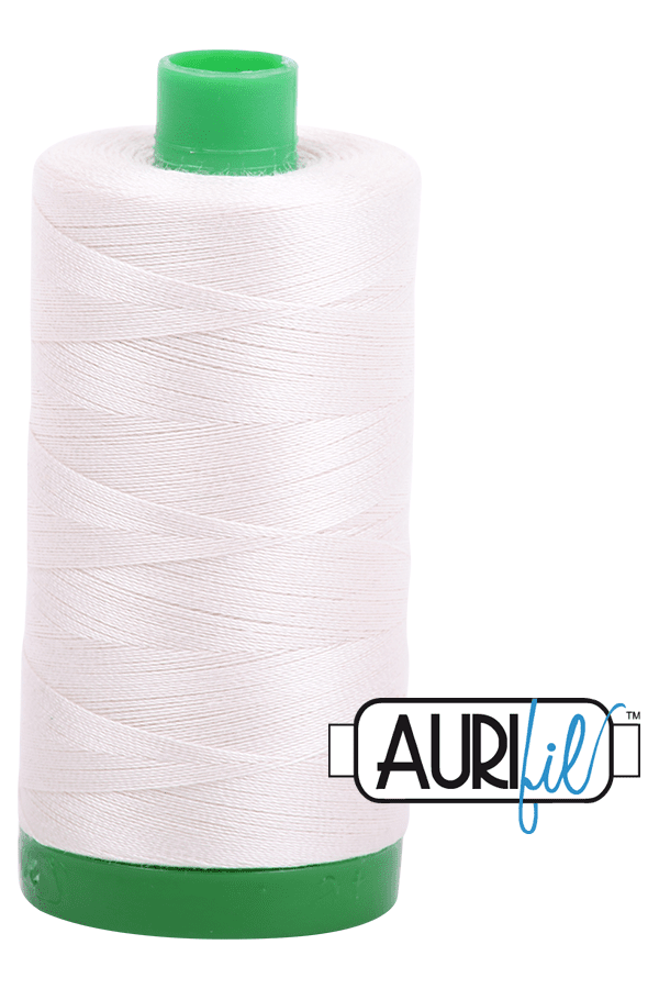Aurifil Mako 40wt 2-ply Cotton 1000 m 1094 yd. spool - 2311 Muslin