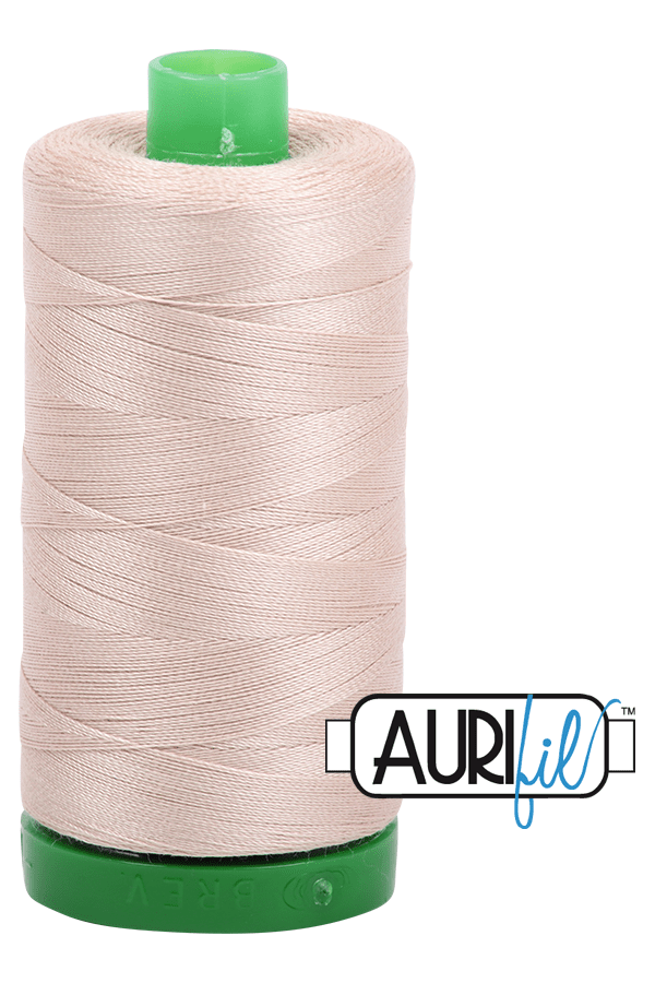 Aurifil Mako 40wt 2-ply Cotton 1000 m 1094 yd. spool - 2312 Ermine