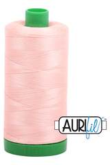 Aurifil Mako 40wt 2-ply Cotton 1000 m 1094 yd. spool - 2420 Light Blush