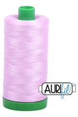 Aurifil Mako 40wt 2-ply Cotton 1000 m 1094 yd. spool - 2515 Light Orchid