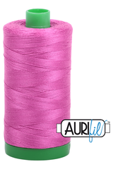 Aurifil Mako 40wt 2-ply Cotton 1000 m 1094 yd. spool - 2588 Light Magenta