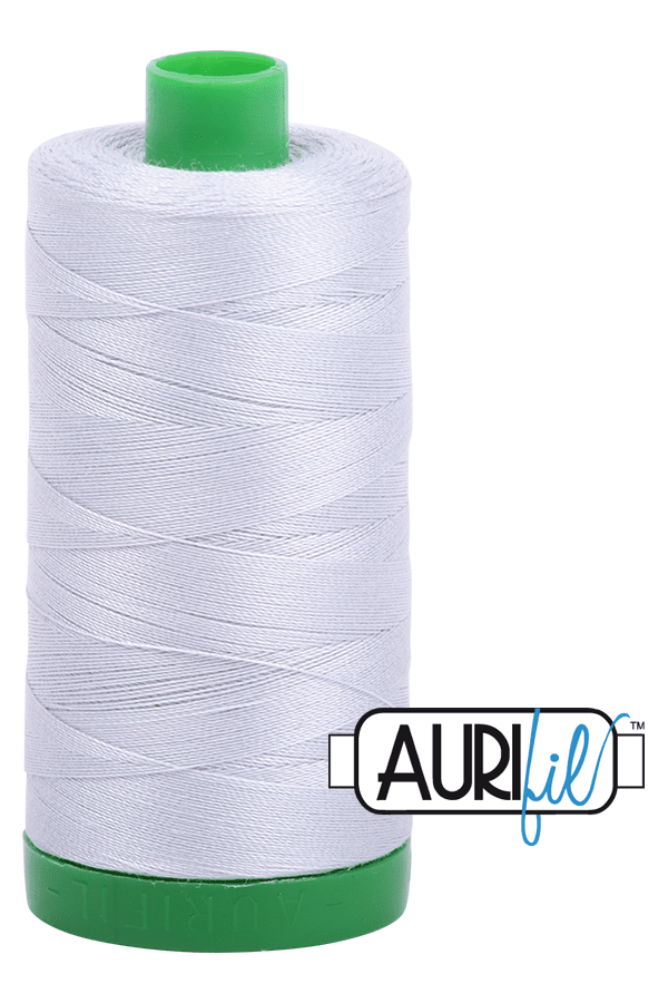 Aurifil Mako 40wt 2-ply Cotton 1000 m 1094 yd. spool - 2600 Dove