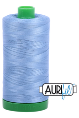 Aurifil Mako 40wt 2-ply Cotton 1000 m 1094 yd. spool - 2720 Light Delft Blue