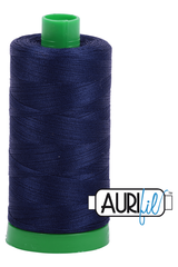 Aurifil Mako 40wt 2-ply Cotton 1000 m 1094 yd. spool - 2745 Midnight