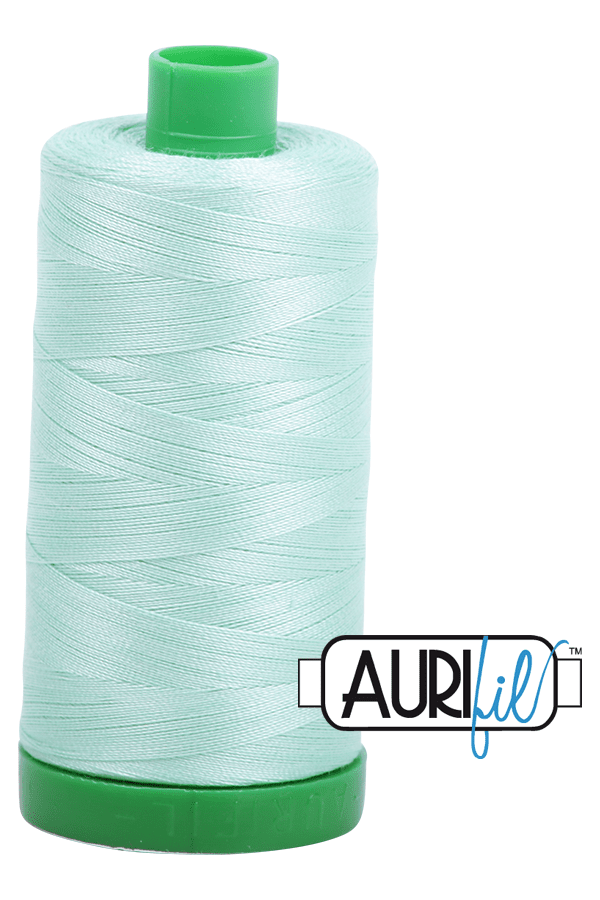 Aurifil Mako 40wt 2-ply Cotton 1000 m 1094 yd. spool - 2830 Mint