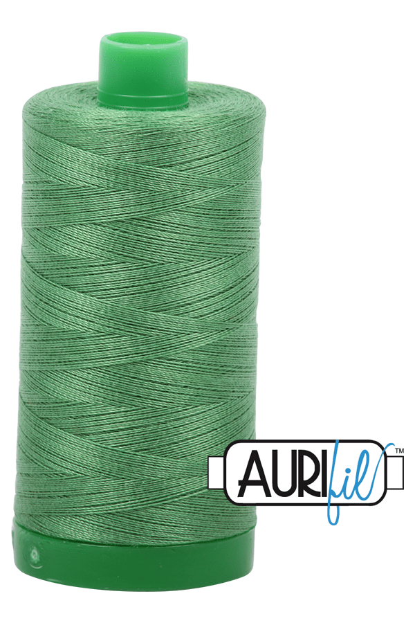 Aurifil Mako 40wt 2-ply Cotton 1000 m 1094 yd. spool - 2884 Green Yellow