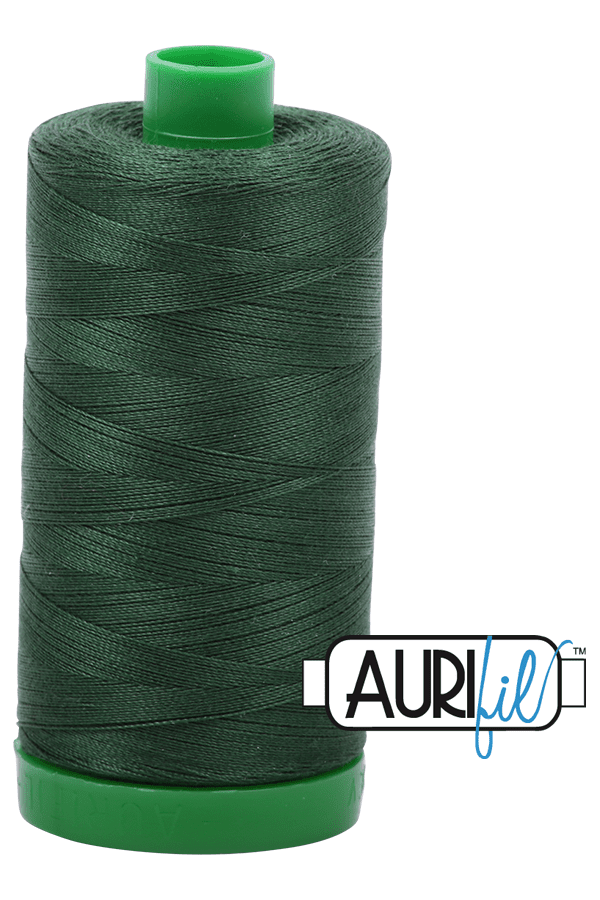 Aurifil Mako 40wt 2-ply Cotton 1000 m 1094 yd. spool - 2892 Pine