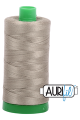 Aurifil Mako 40wt 2-ply Cotton 1000 m 1094 yd. spool - 2900 Light Kakhy Green