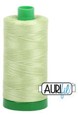 Aurifil Mako 40wt 2-ply Cotton 1000 m 1094 yd. spool - 3320 Light Spring Green