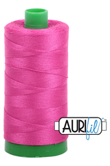 Aurifil Mako 40wt 2-ply Cotton 1000 m 1094 yd. spool - 4020 Fuchsia
